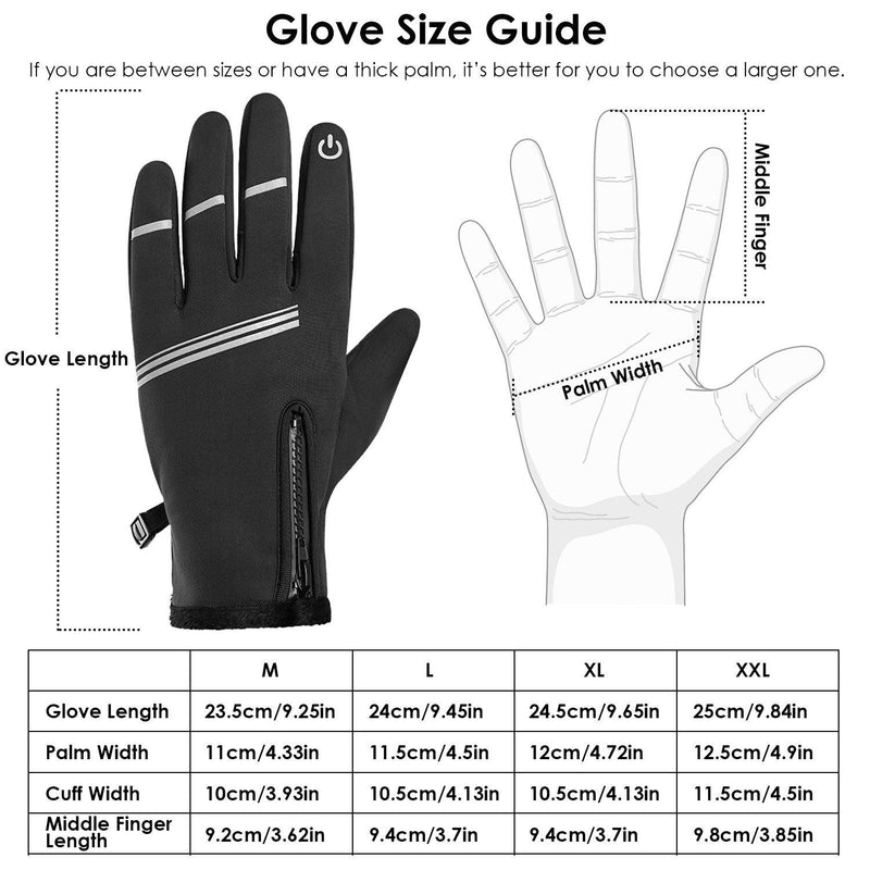 1-Pair: Winter Touchscreen Thermal Gloves Sports & Outdoors - DailySale
