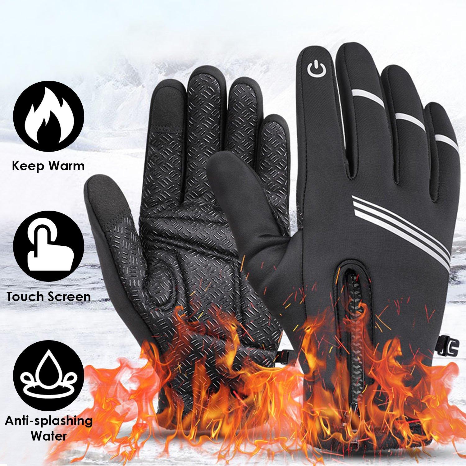 1-Pair: Winter Touchscreen Thermal Gloves Sports & Outdoors - DailySale