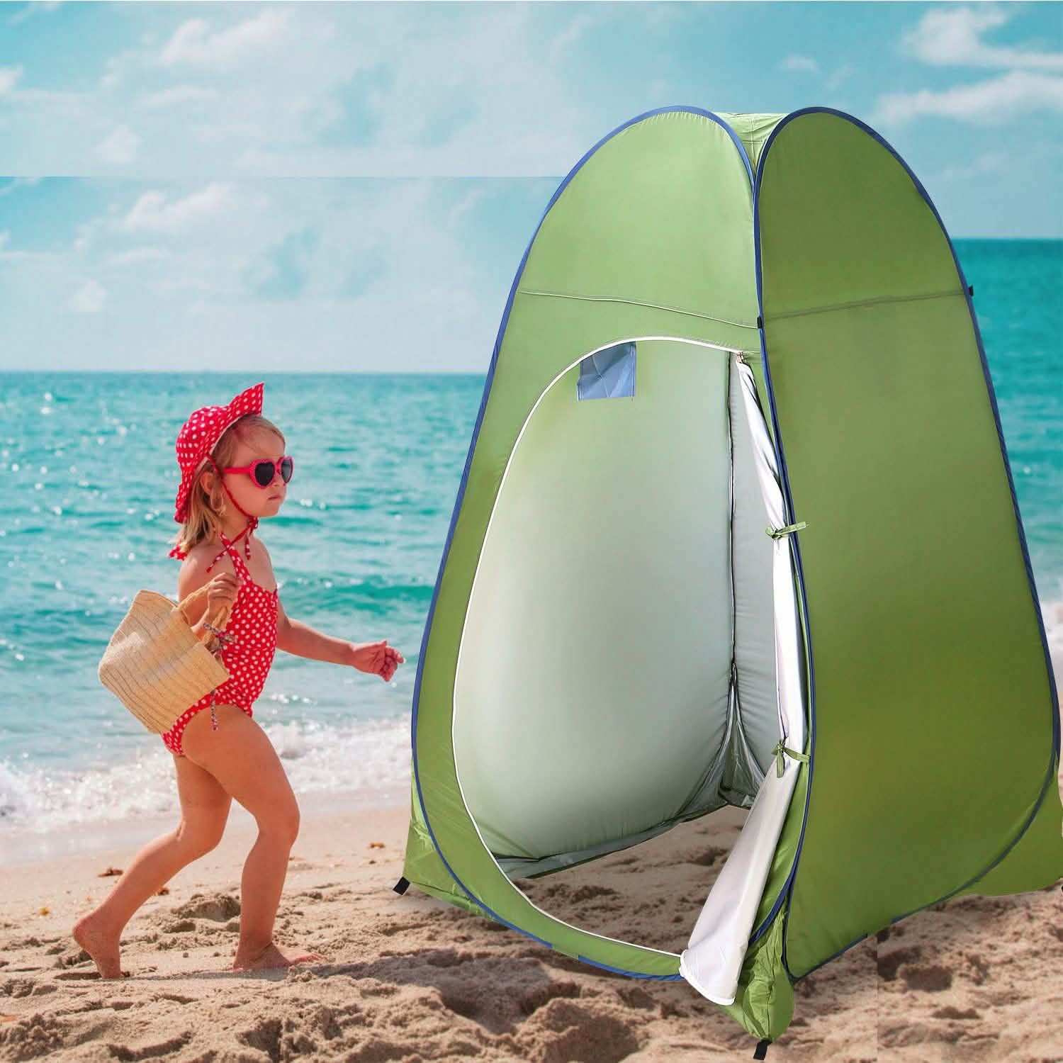 1 Person Outdoor Pop Up Toilet Tent Sports & Outdoors - DailySale