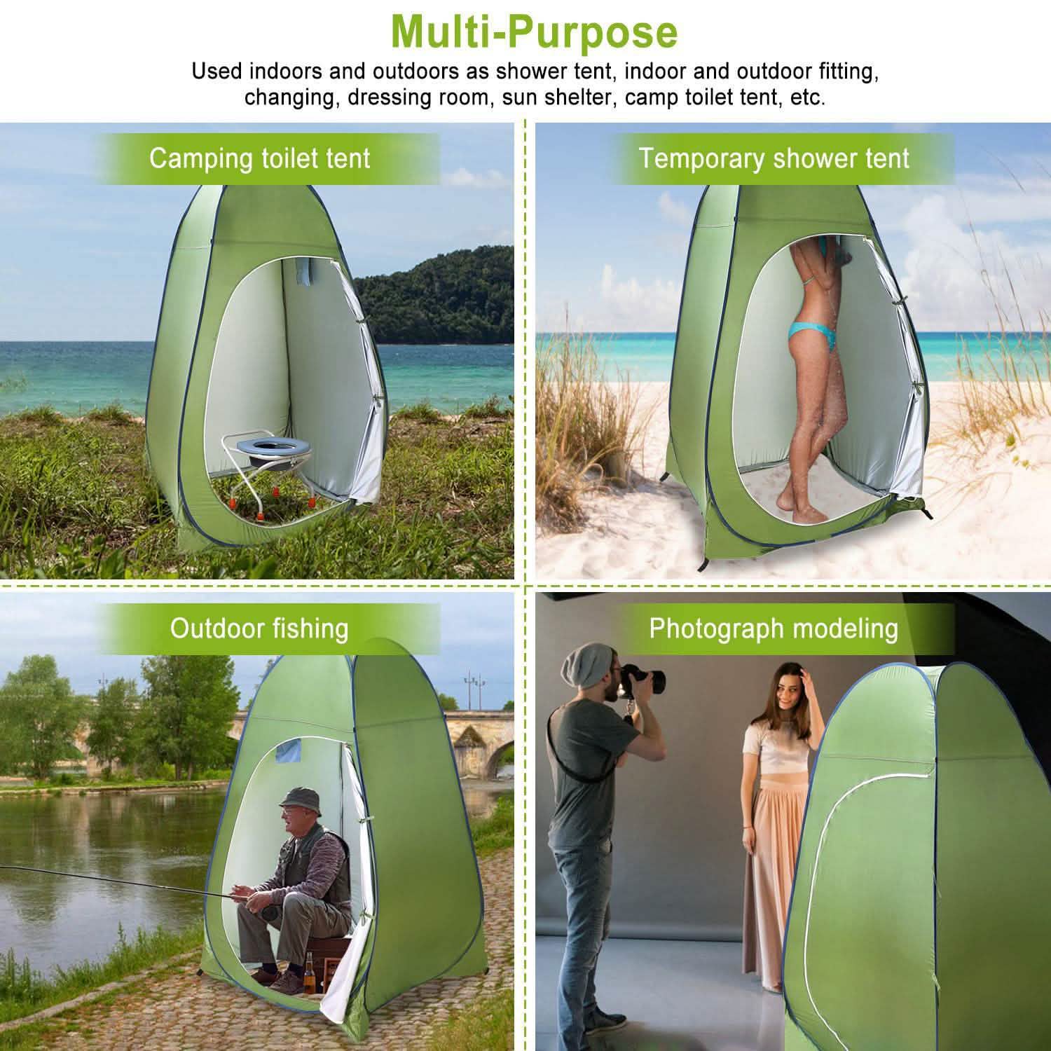 1 Person Outdoor Pop Up Toilet Tent Sports & Outdoors - DailySale
