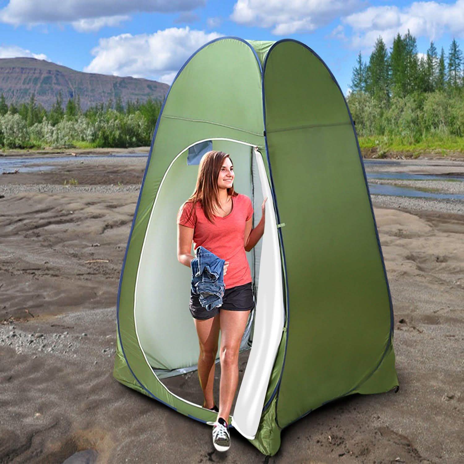 1 Person Outdoor Pop Up Toilet Tent Sports & Outdoors - DailySale