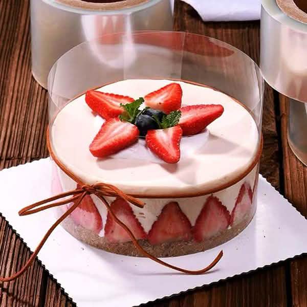 1-Roll: Transparent Cake Wrap Decorative Film Kitchen & Dining - DailySale