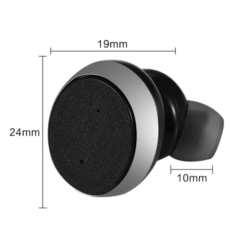 1-Unit: Mini Invisible Wireless Bluetooth 10.0 Stereo In-Ear Headset Earphone Phones & Accessories - DailySale