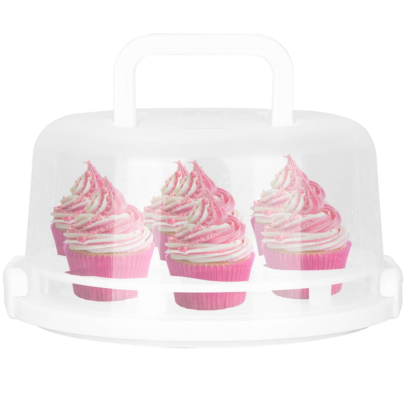 10" Cake Storage Container with Handle Plastic Cake Box Kitchen Storage - DailySale