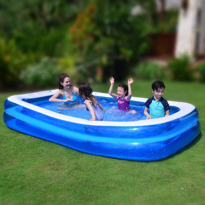 10 Foot Inflatable Backyard Family Swimming Pool Sports & Outdoors - DailySale