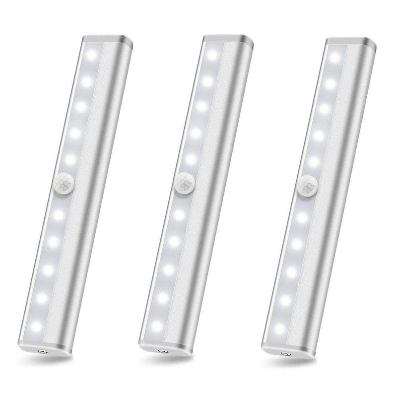 10 Led Motion Sensor Stick On Light Bars Indoor Lighting - DailySale
