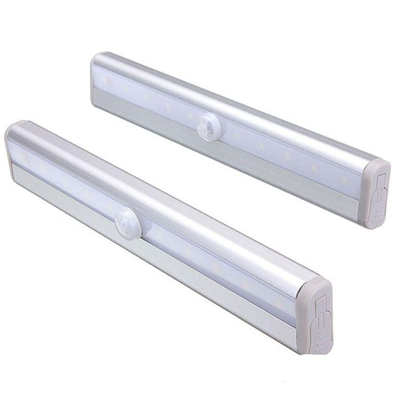 10 Led Motion Sensor Stick On Light Bars Indoor Lighting - DailySale