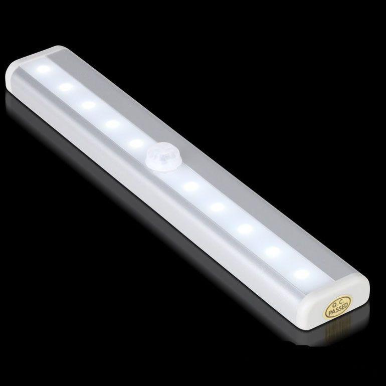 10 Led Motion Sensor Stick On Light Bars Indoor Lighting - DailySale