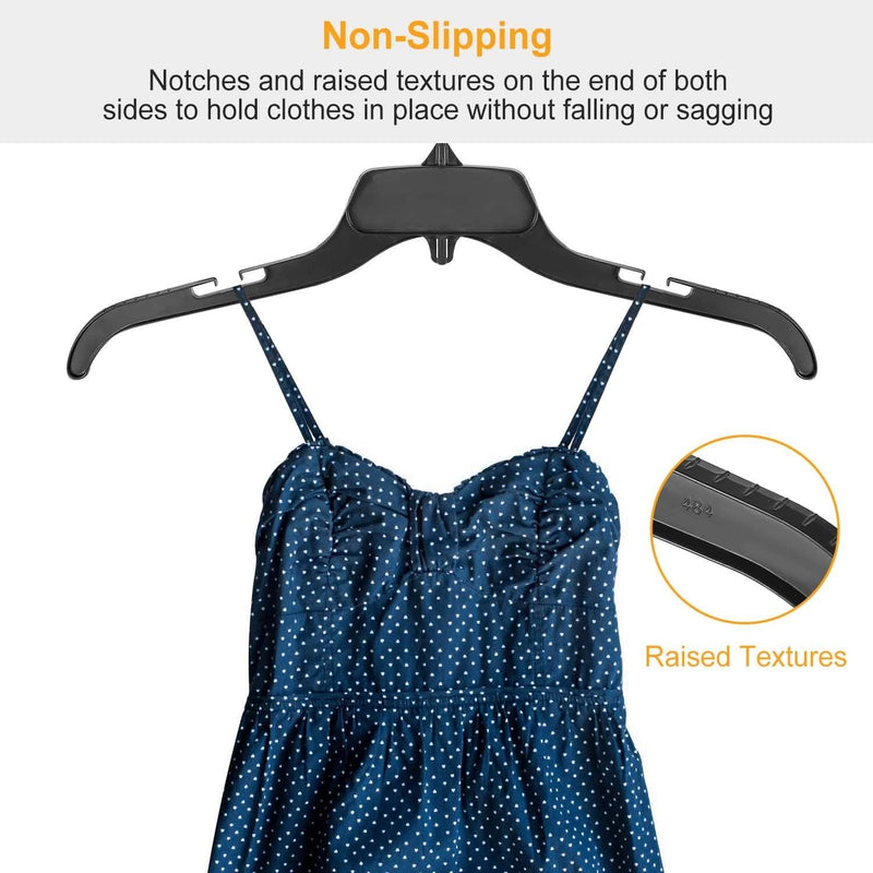 10-Pack: Clothes Hanger Non-Slip Notched Space-Saving Closet & Storage - DailySale