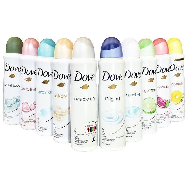 10-Pack: Dove Antiperspirant Spray Deodorant For Women, available at Dailysale