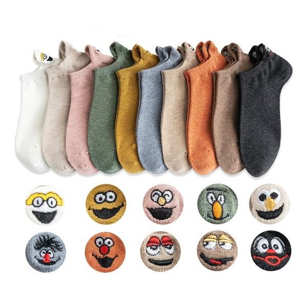 10-Pack: Embroidered Expression Women Socks Women's Accessories - DailySale