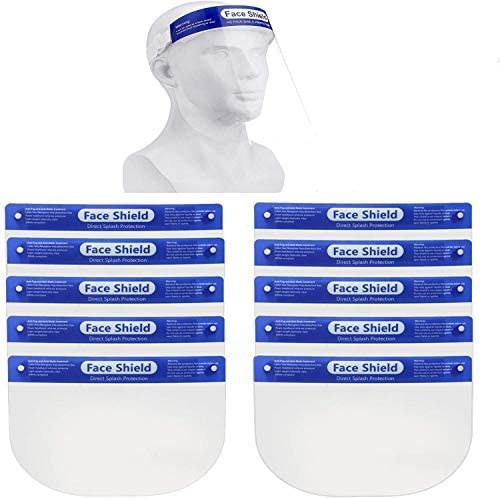 10-Pack: Face Protection Shields Face Masks & PPE - DailySale
