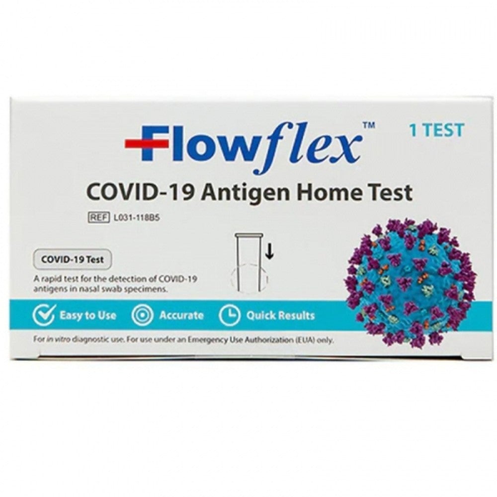 10-Pack: Flowflex COVID-19 Antigen Rapid Home Test Kit Face Masks & PPE - DailySale