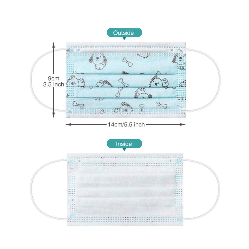 10-Pack: Kids Disposable Face Mask Face Masks & PPE - DailySale