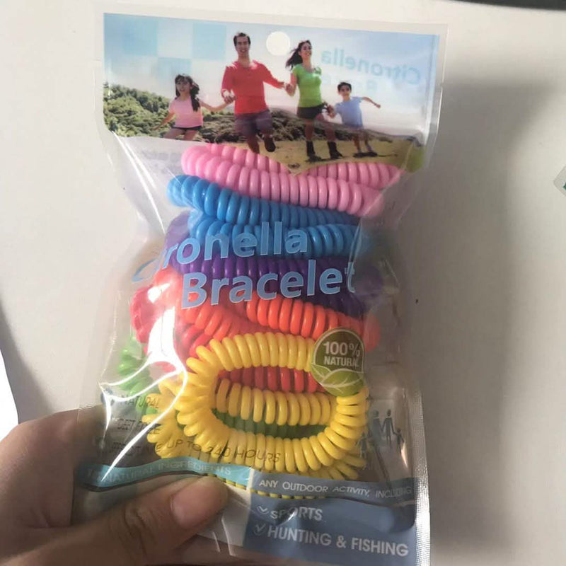 10-Pack: Mosquito Repellent Bracelet Pest Control - DailySale