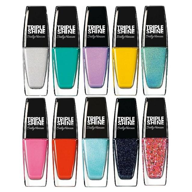 10-Pack: Mystery Sally Hansen Triple Shine Finger Nail Polish Color Lacquer Beauty & Personal Care - DailySale