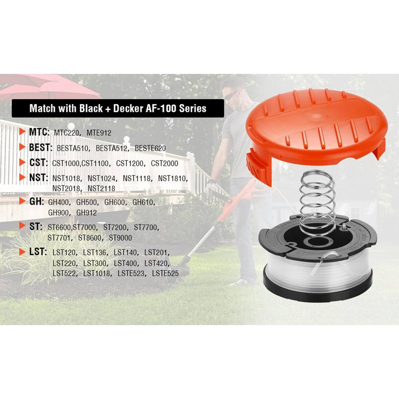 10-Pack: Replacement Spool AGPtEK Line String Trimmer Garden & Patio - DailySale