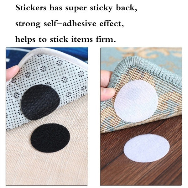 Rug Grippers,Never Curl Rug Grippers Non Slip Reusable Carpet Stickers for  Area