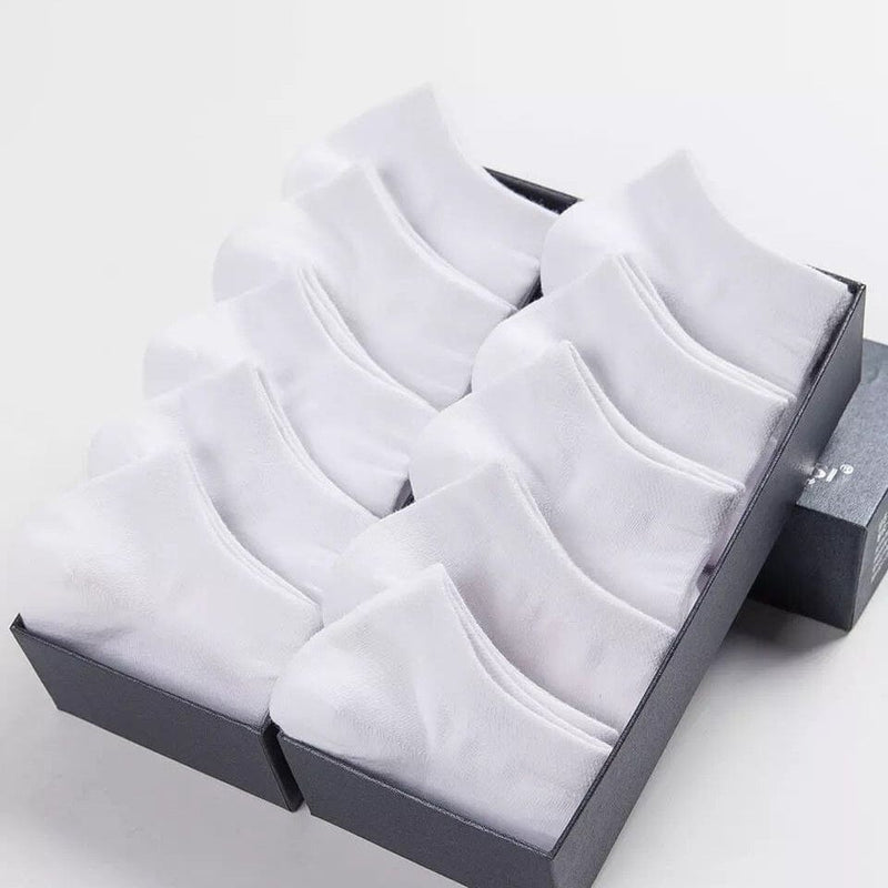 10-Pairs: Women's Solid Color Ankle Socks Women's Shoes & Accessories White - DailySale