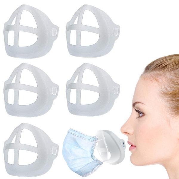 10-Piece: 3D Mask Holder Inner Support Frame Face Masks & PPE - DailySale