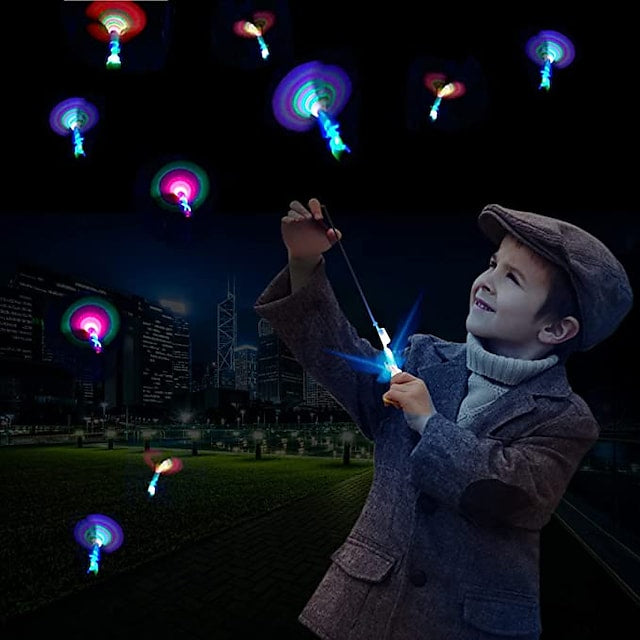 10-Piece: Amazing Led Light Arrow Rocket Helicopter Flying Toy Toys & Games - DailySale