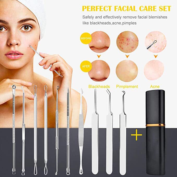 10-Piece: Blackhead Remover Tool Beauty & Personal Care - DailySale