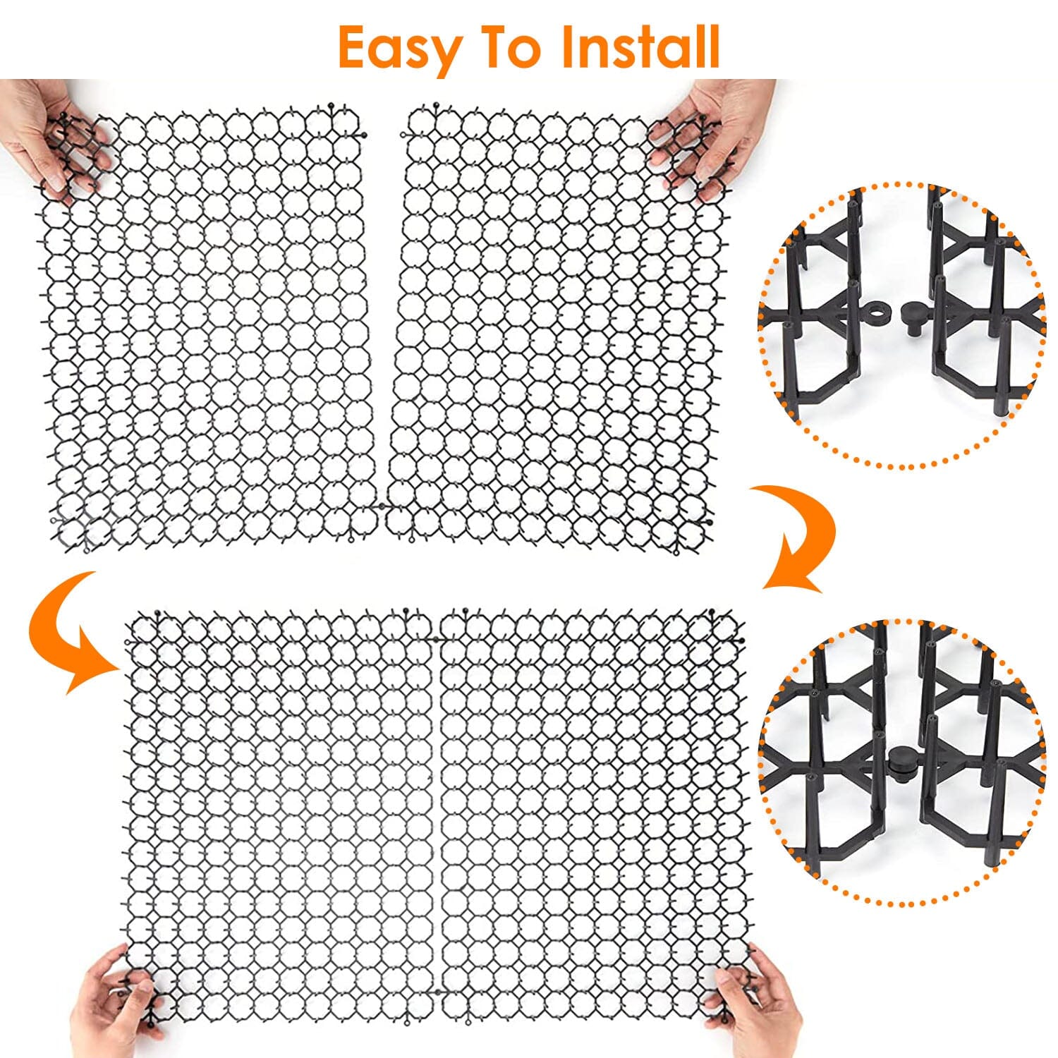 10-Piece: Cat Repellent Scat Mat with Spikes Pest Control - DailySale