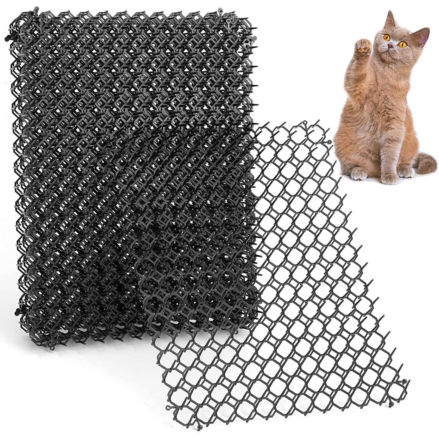 10-Piece: Cat Repellent Scat Mat with Spikes Pest Control - DailySale