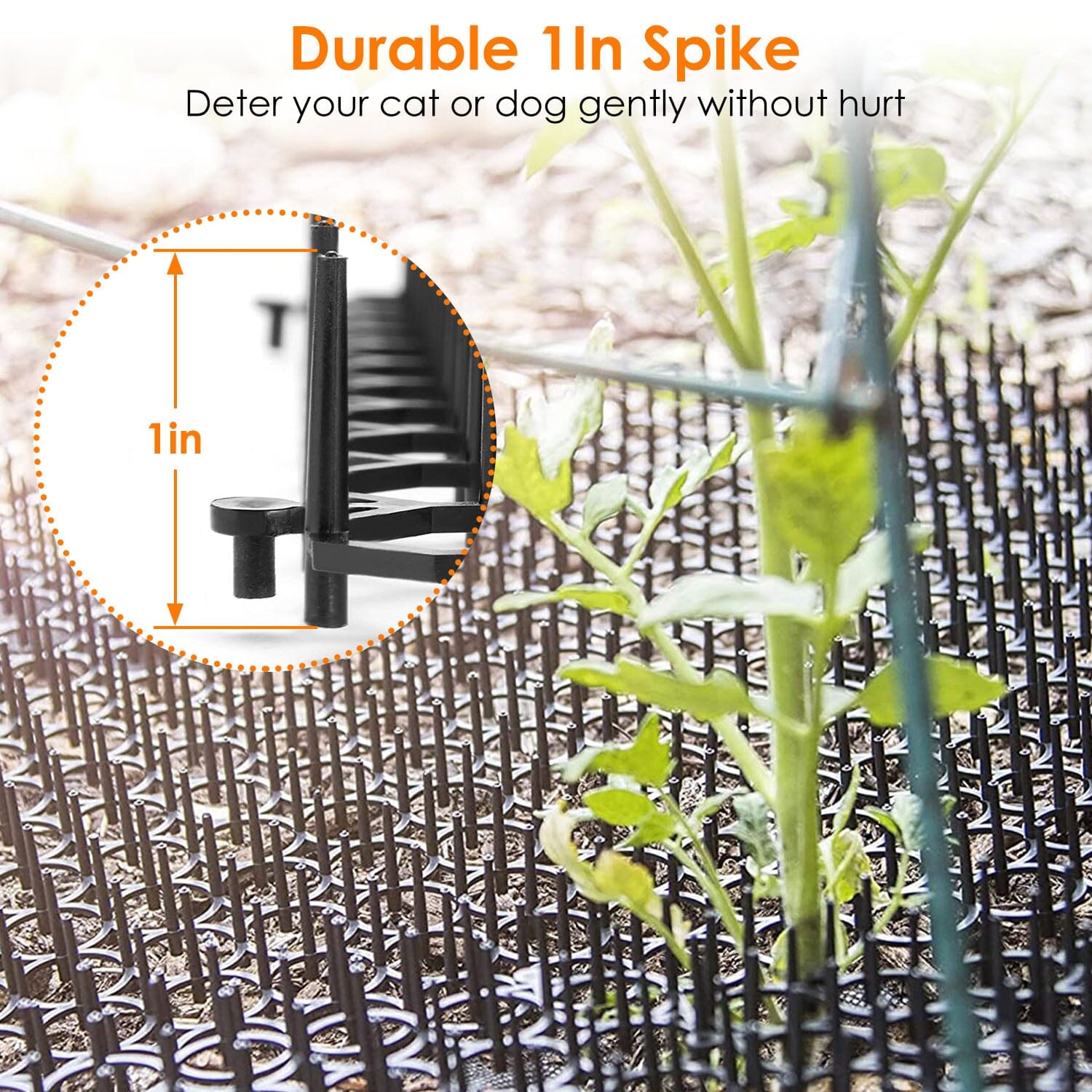 10-Piece: Cat Repellent Scat Mat with Spikes Pest Control - DailySale