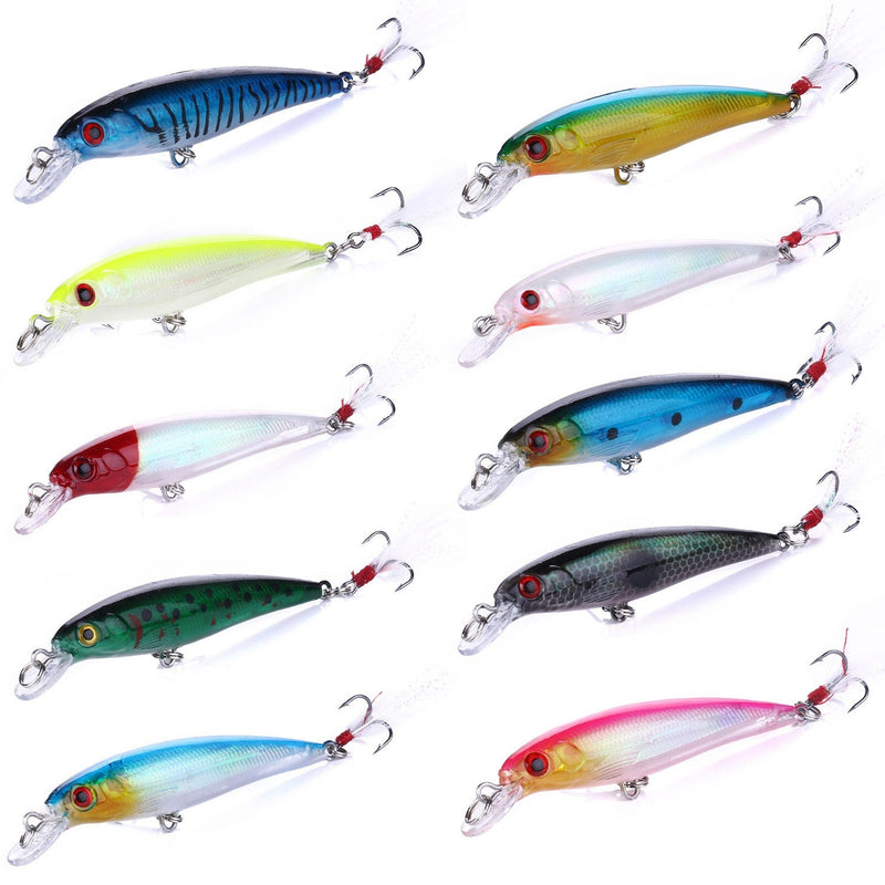 10-Piece: Fishing Lures Kit Sports & Outdoors - DailySale