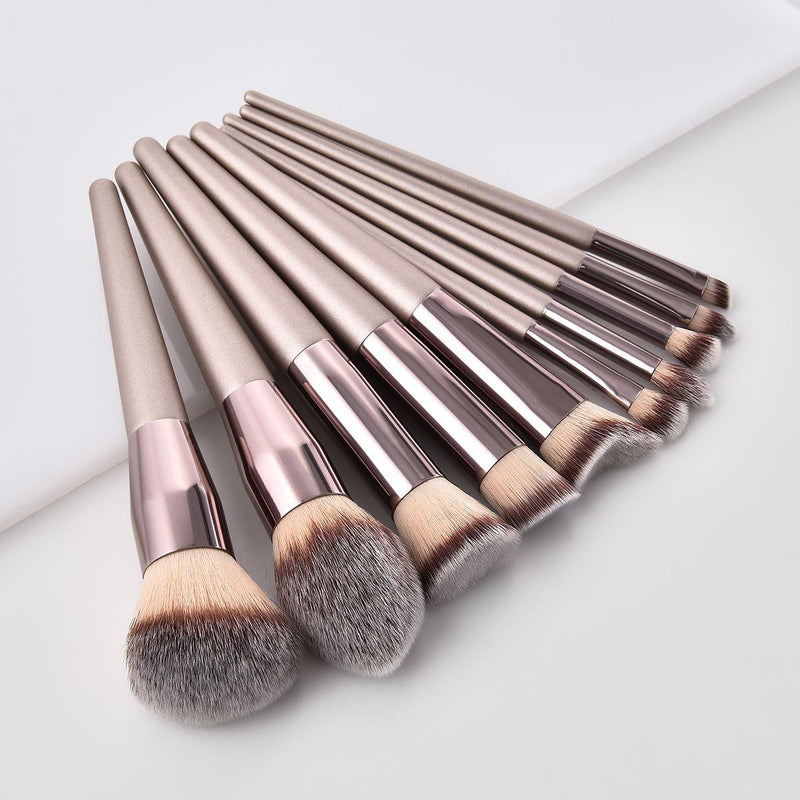 10-Piece: Glow Makeup Brushes Beauty & Personal Care - DailySale
