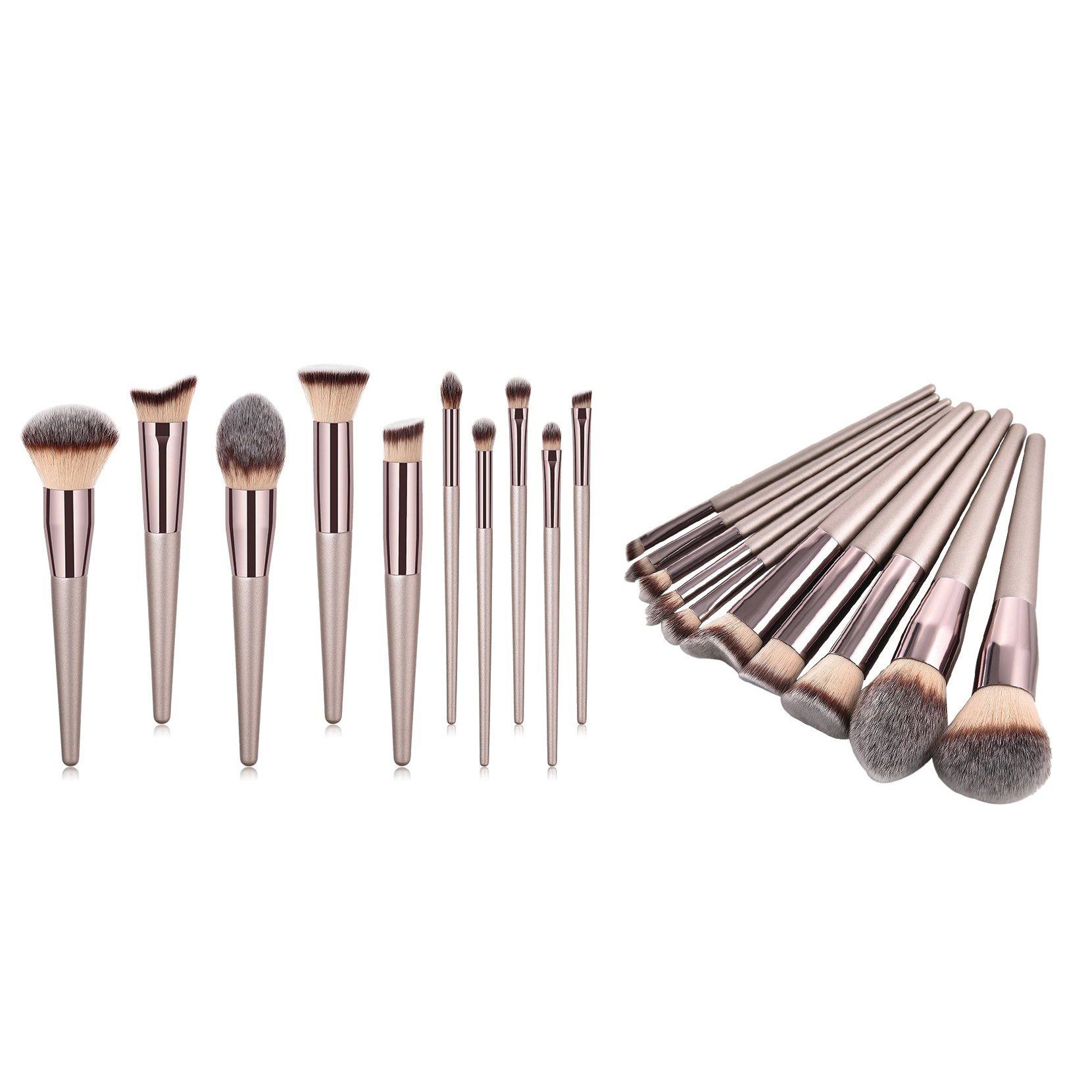 10-Piece: Glow Makeup Brushes Beauty & Personal Care - DailySale