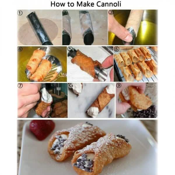 10-Piece: Non-Stick Buttercream Corner Danish Pastry Molds Kitchen Tools & Gadgets - DailySale