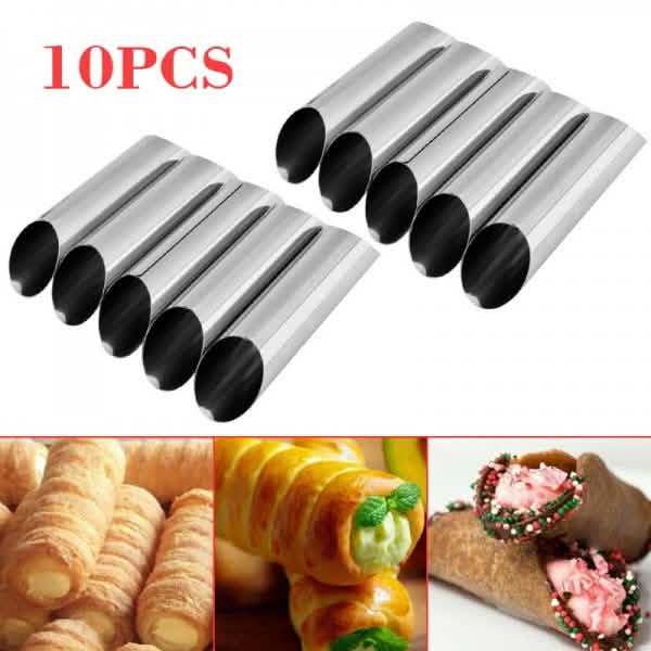 10-Piece: Non-Stick Buttercream Corner Danish Pastry Molds Kitchen Tools & Gadgets - DailySale