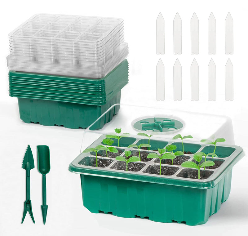 10-Piece: Reusable Seed Starter Tray Kit Garden & Patio - DailySale