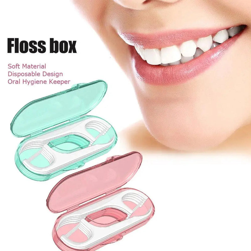 10-Piece Set: Dental Floss Travel Case-Floss Pick Beauty & Personal Care - DailySale
