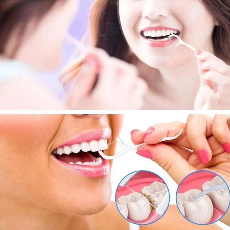 10-Piece Set: Dental Floss Travel Case-Floss Pick Beauty & Personal Care - DailySale