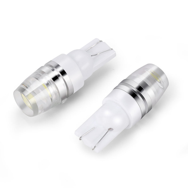 10-Piece: Xenon White Wedge Base LED Bulbs Automotive - DailySale