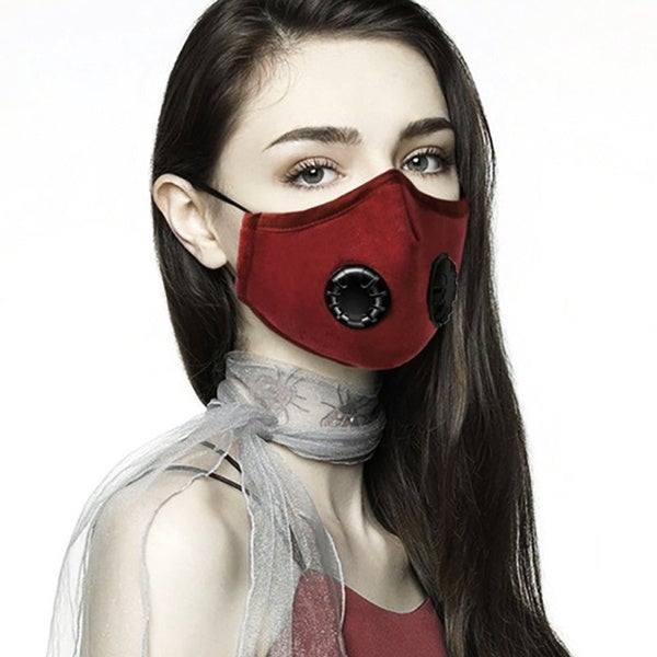 10-Pieces: Double Breathing Valve PM 2.5 Mask Respirator Face Masks & PPE - DailySale