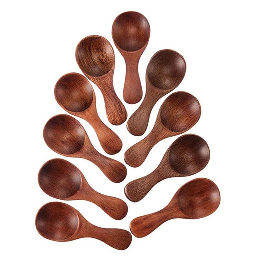 10-Pieces: Mini Wooden Spoons Kitchen Tools & Gadgets Brown - DailySale