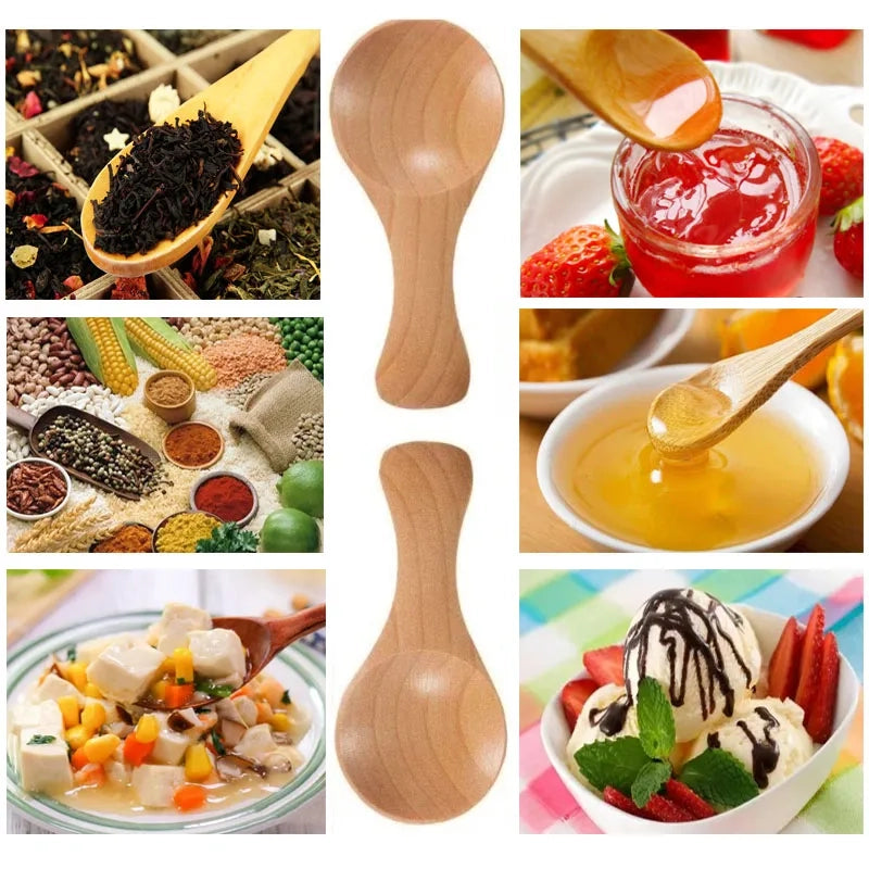 10-Pieces: Mini Wooden Spoons Kitchen Tools & Gadgets - DailySale
