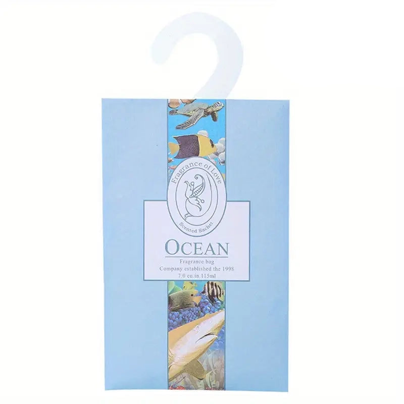 10-Pieces: Scented Sachets For Drawers and Closet Air Freshener Sachets with Home Hanger Everything Else Ocean - DailySale