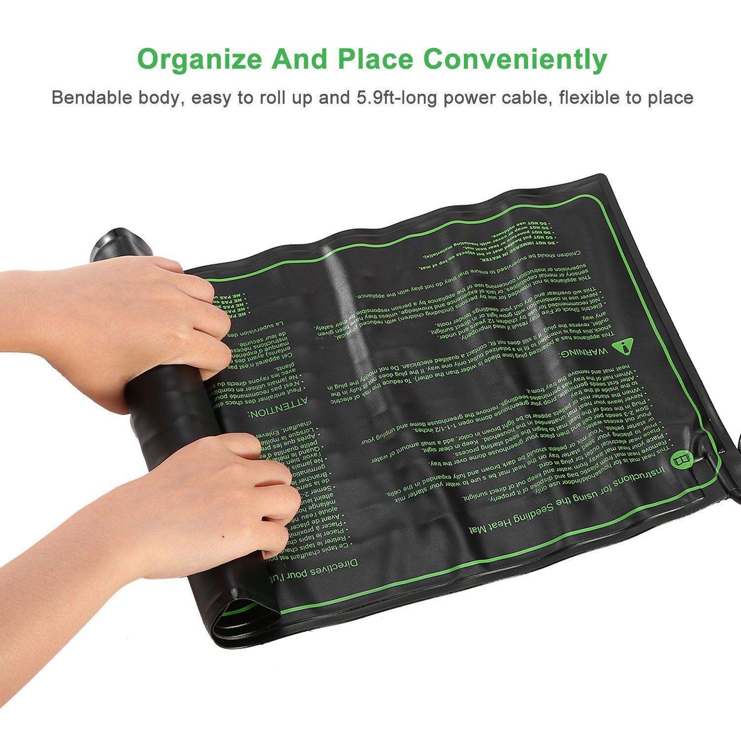 10" x 20" Seedling Heat Mat for Seed Germination Garden & Patio - DailySale