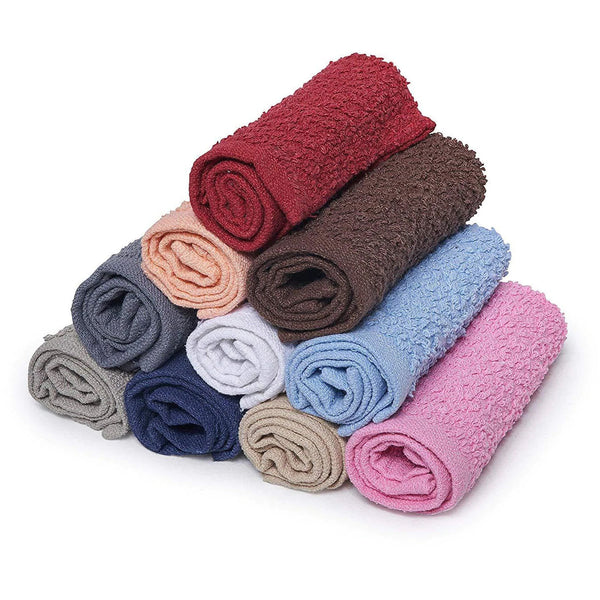 100% Cotton Absorbent Kitchen Washcloth Towel Set Kitchen Tools & Gadgets 6-Pack - DailySale