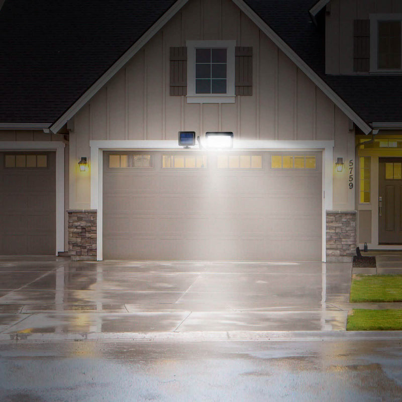 100 LED Solar Powered Wall Lights Outdoor Lighting & Decor - DailySale