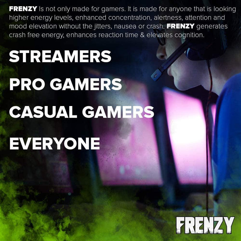 100% Natural Frenzy Gaming Energy Patches Wellness - DailySale