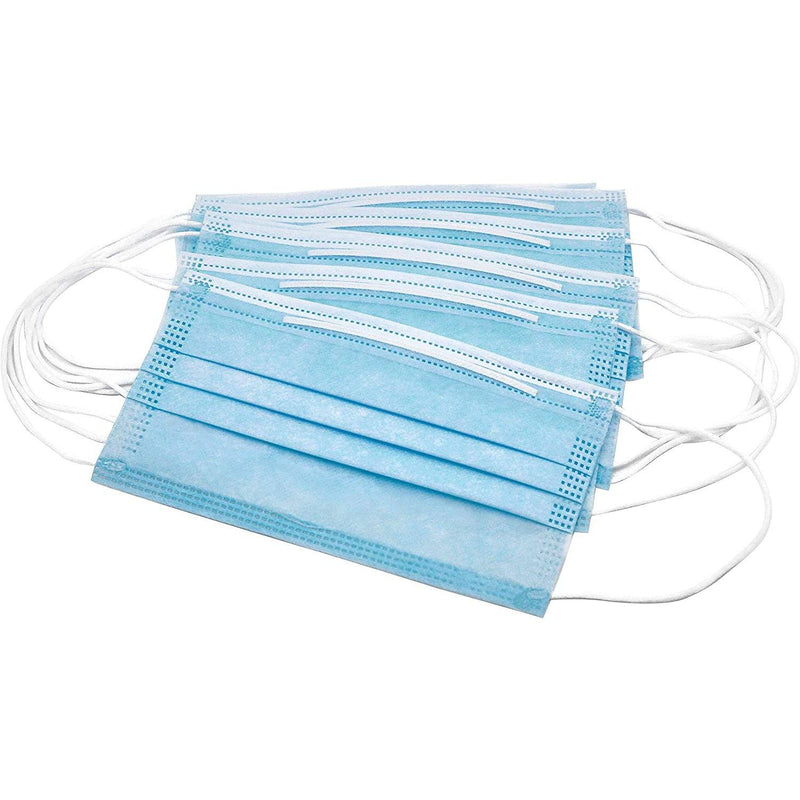 100-Pack: 3 Layer Disposable Protective Face Masks Face Masks & PPE - DailySale