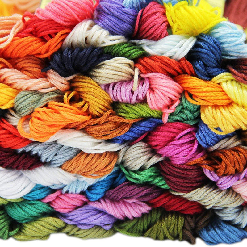 100-Pack: ATDAWN Rainbow Color Embroidery, Cross Stitch Threads Art & Craft Supplies - DailySale