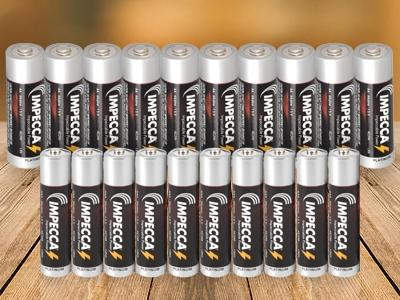 100-Pack: Impecca Alkaline Platinum Batteries Gadgets & Accessories - DailySale