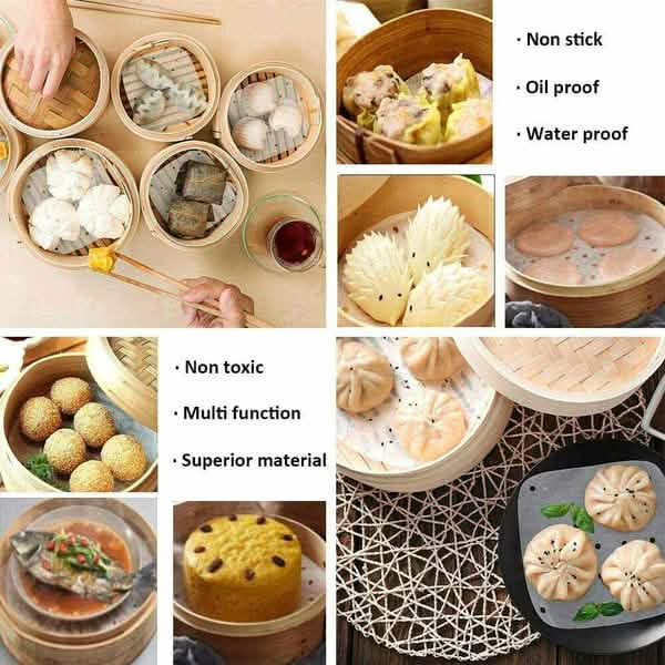100-Piece: Air Fryer Parchment Paper Kitchen Tools & Gadgets - DailySale